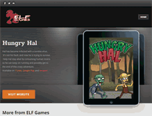 Tablet Screenshot of elf-games.com